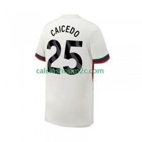 Chelsea Moises Caicedo 25 Maglia Trasferta 2025/2026 Manica Corta